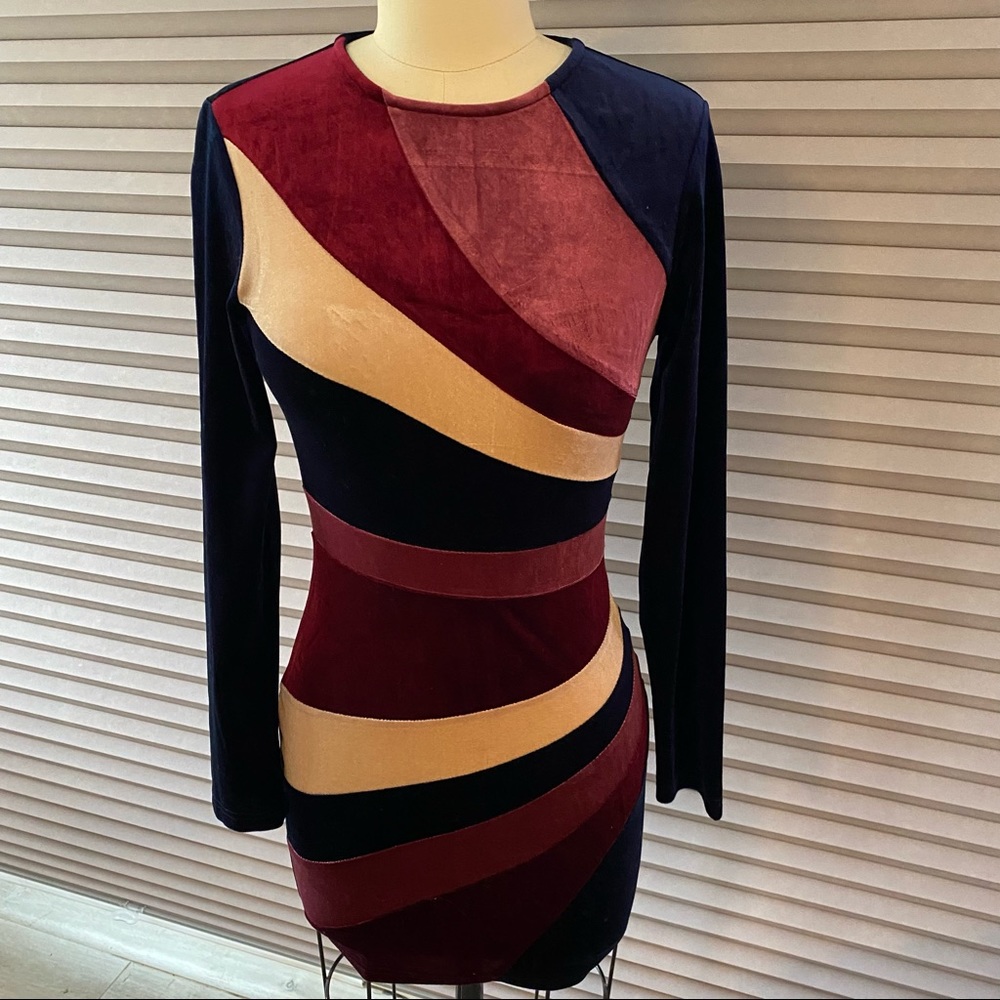 Sexy velvet party dress